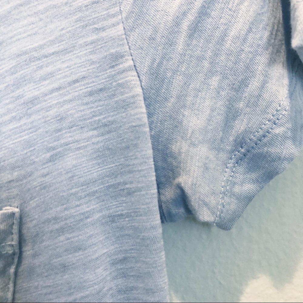 Madewell Whisper Cotton V-neck Pocket Tee Shirt - Picture 3 of 6